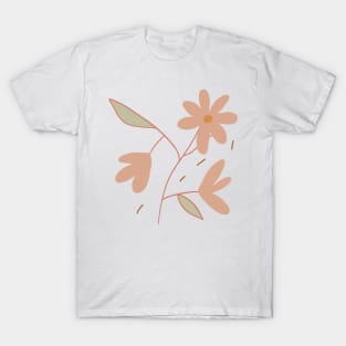 Abstract flower branch T-Shirt